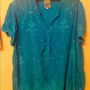 Johnny Was Madigan tunic Size L